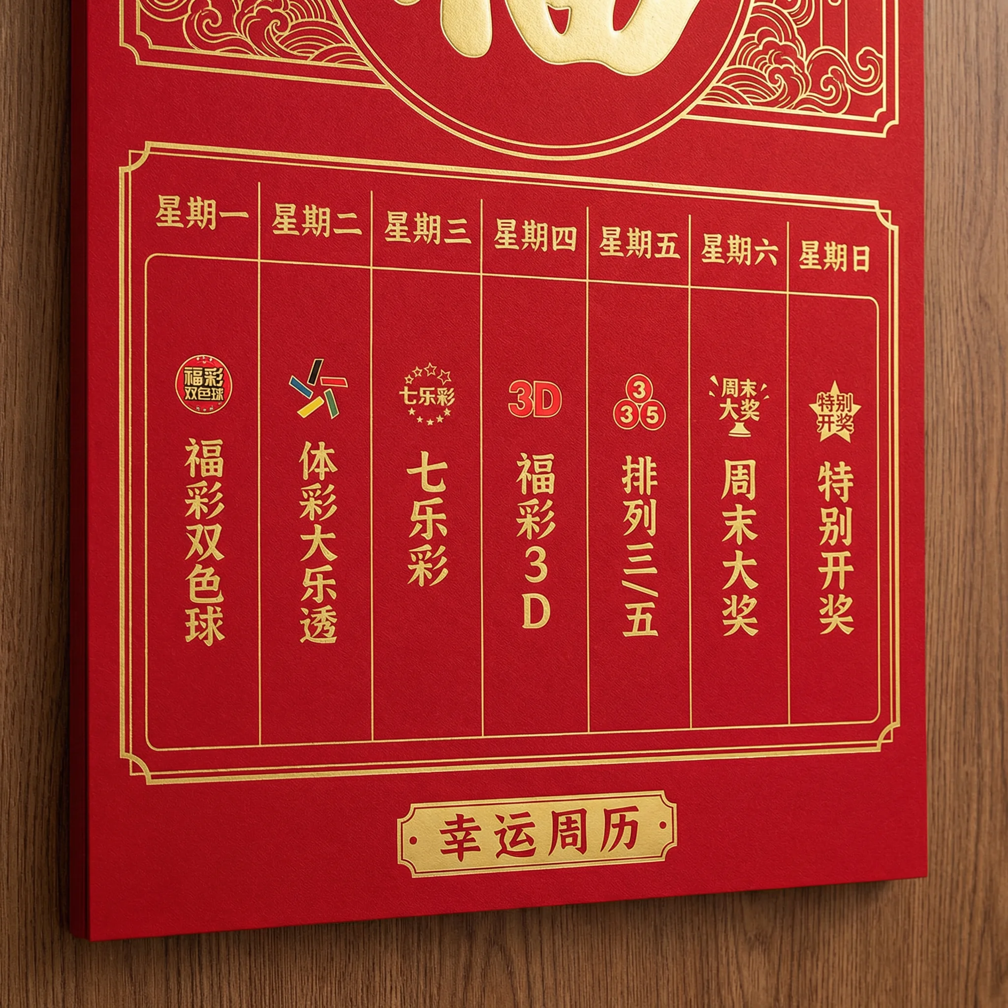 哈希分分彩开奖日历示意图